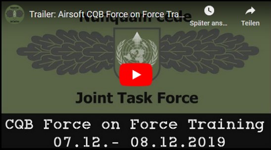 Milsim Airsoft CQB Force on Force Training | Dezember 2019…